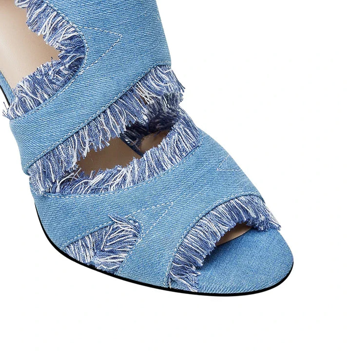 Denim Heels