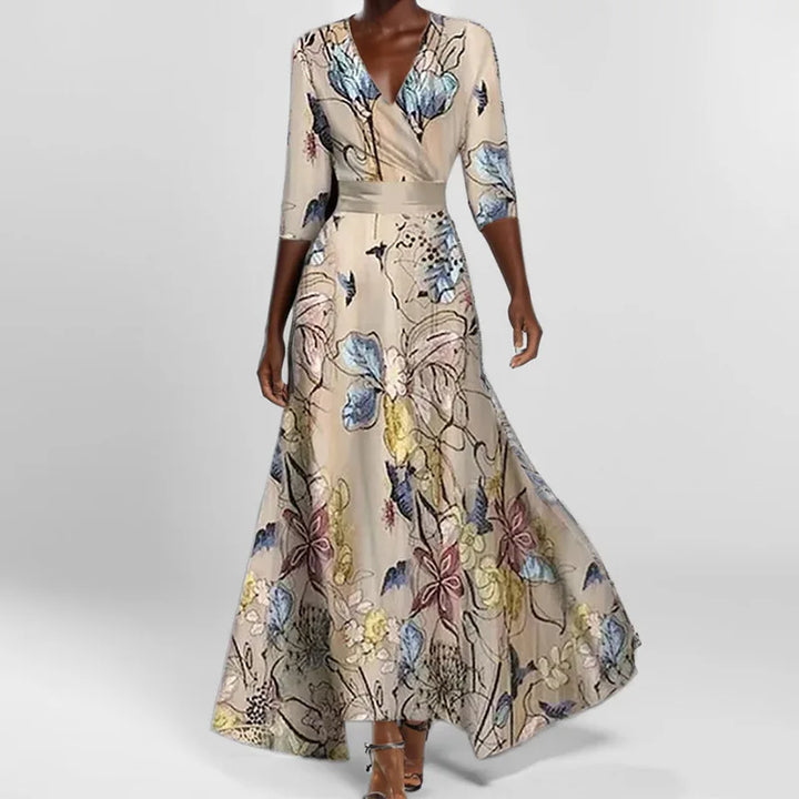 Kimmy | Elegant Long Floral Dress