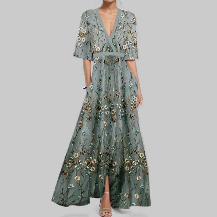 Kimmy | Elegant Long Floral Dress