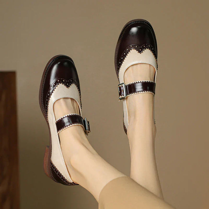 Enzo&Rosa™| Miana Leather Mary Janes