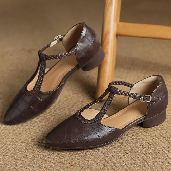 Enzo&Rosa™| Kepa Leather Mary Janes