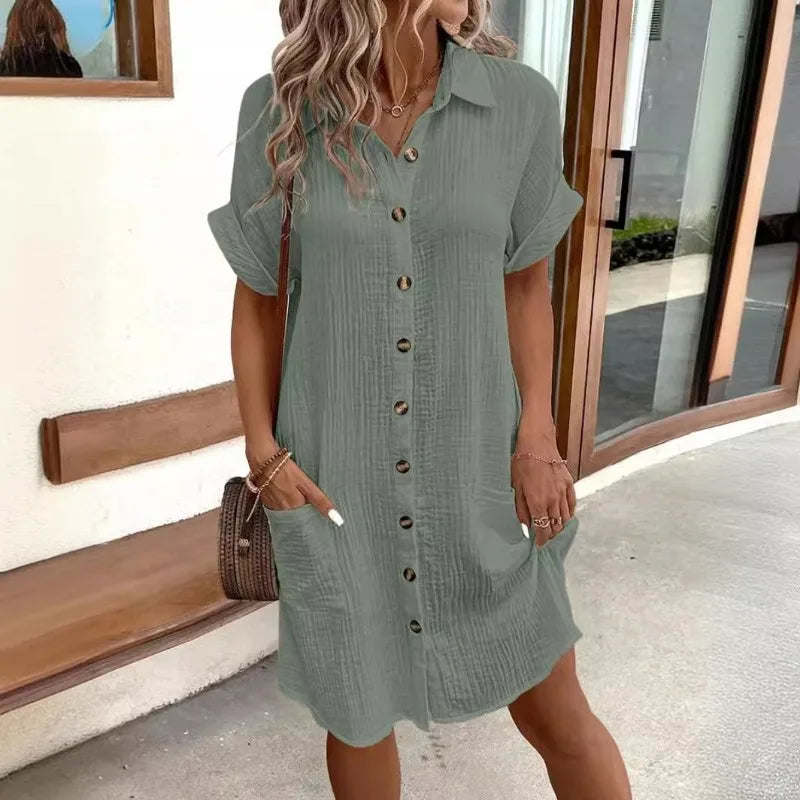 Elodie   | Robe Chemise Élégante
