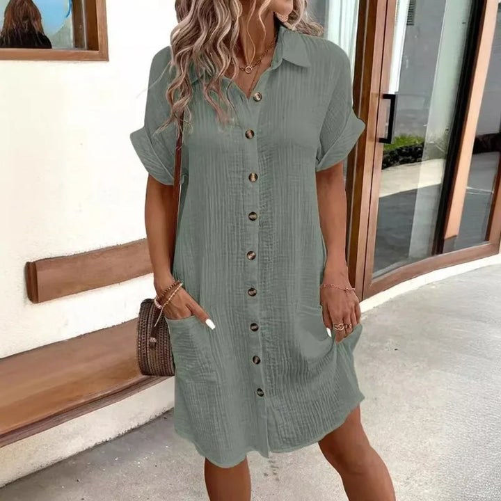 Elodie   | Robe Chemise Élégante