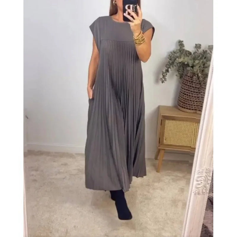 Tamara | Élégante Robe Maxi Plissée