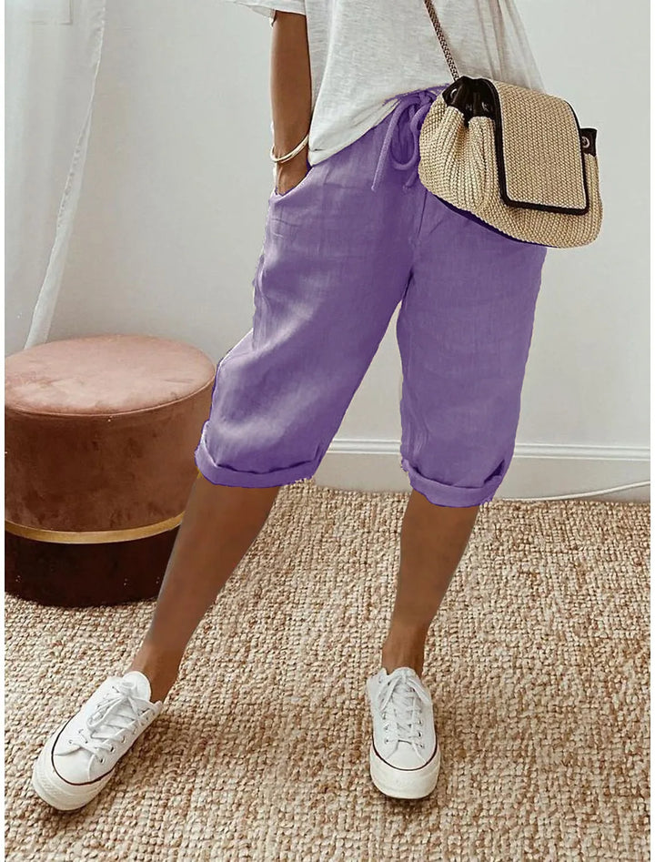 Nerina | Elegant Cotton-Linen Harem Pants