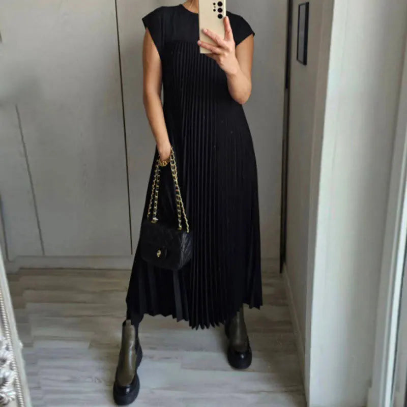 Tamara | Élégante Robe Maxi Plissée