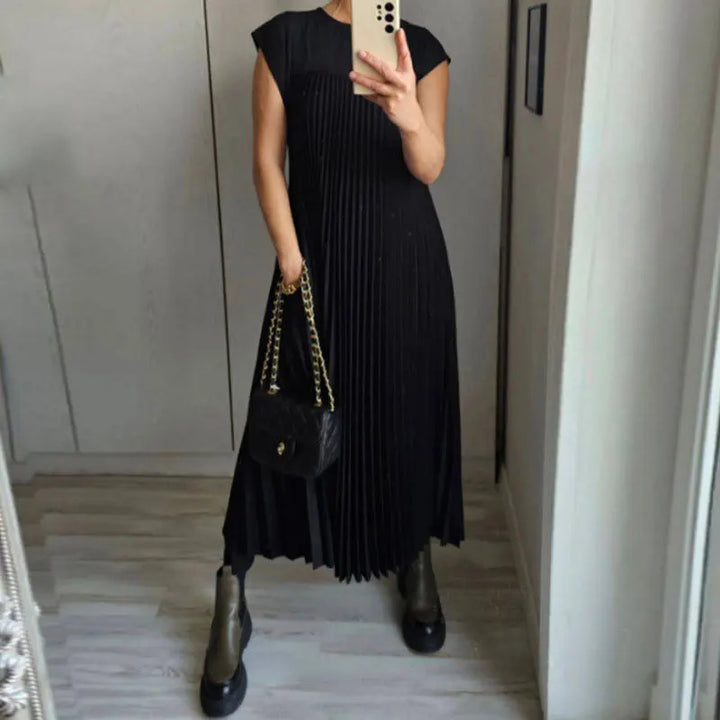 Tamara | Élégante Robe Maxi Plissée