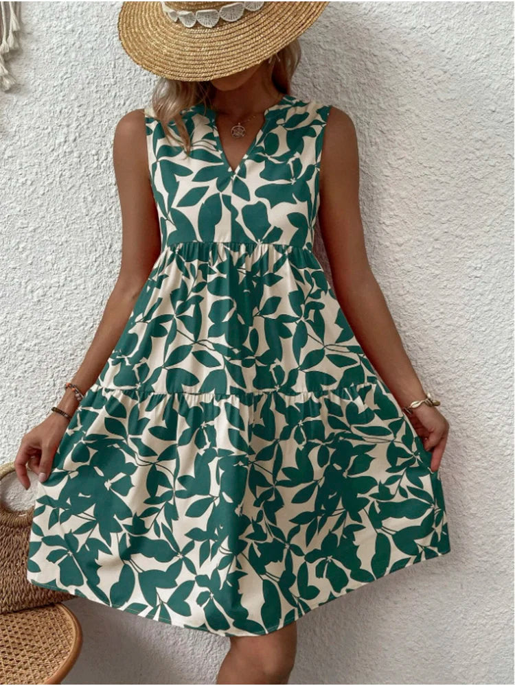 Avery™ - Élégante Mini Robe Sans Manches