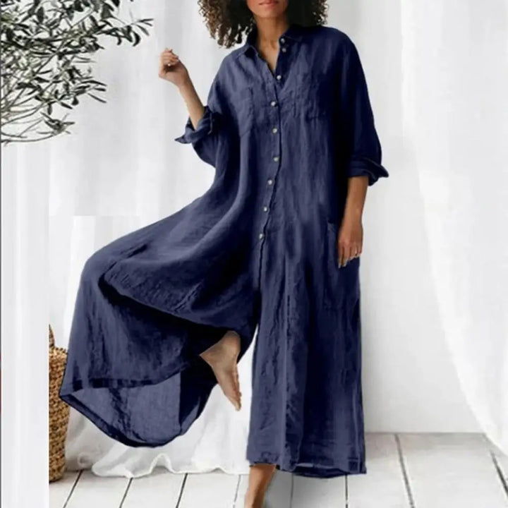 Josie | Women's Linen Blend Jumpsuit