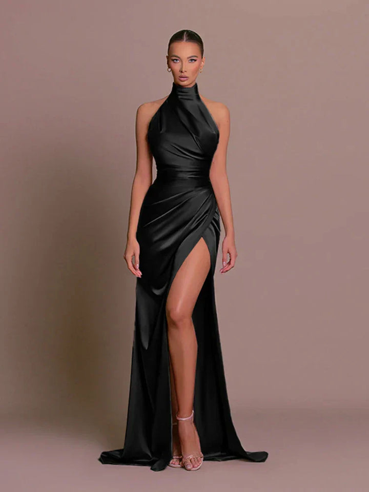 Cleo - Robe Maxi Fendue Élégante