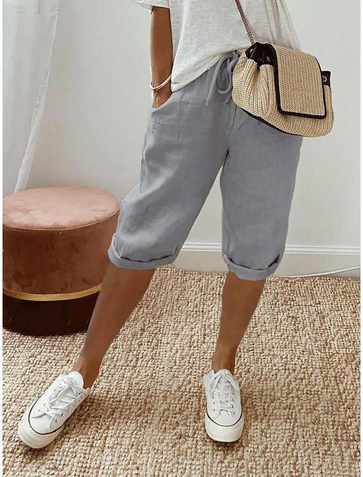 Nerina | Elegant Cotton-Linen Harem Pants
