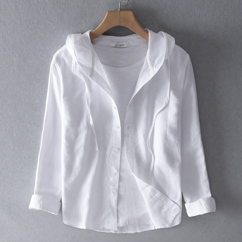 Tori | Hooded cotton blouse