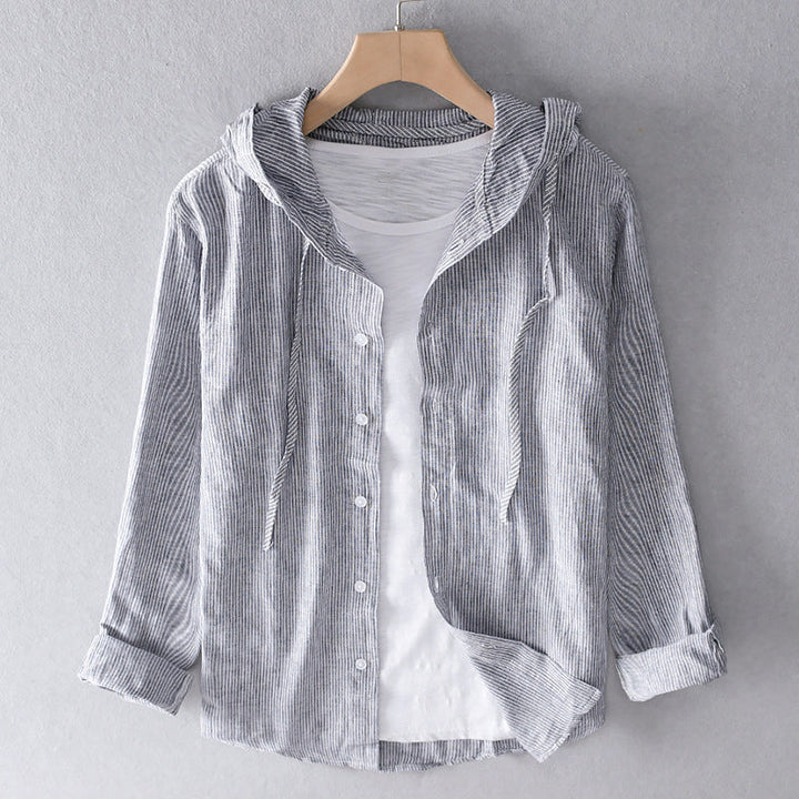 Tori | Hooded cotton blouse