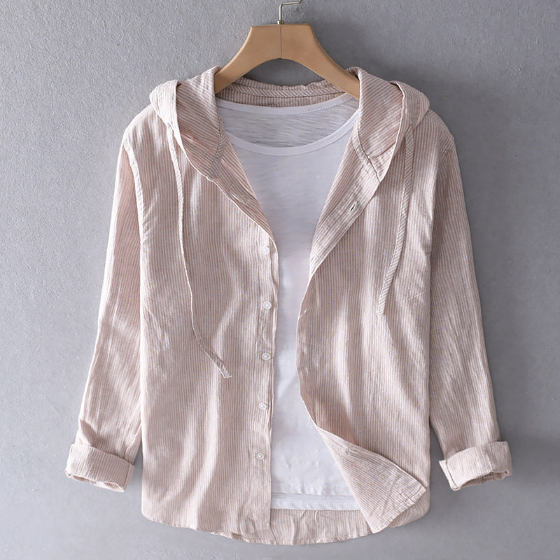Tori | Hooded cotton blouse