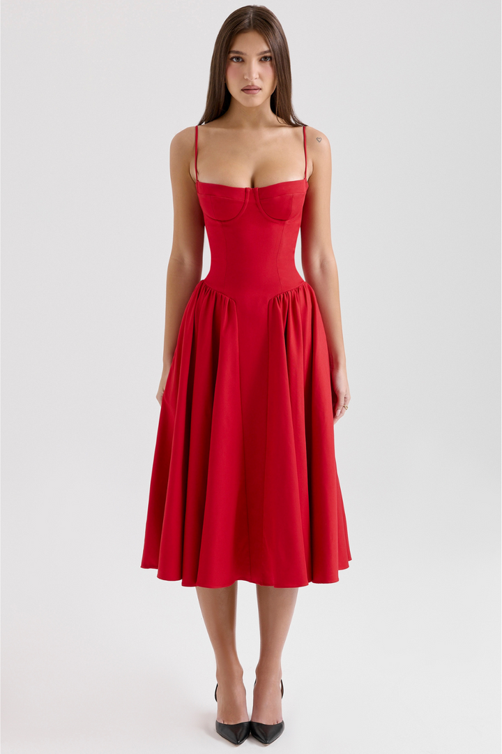 Celine | Midi Corset Dress