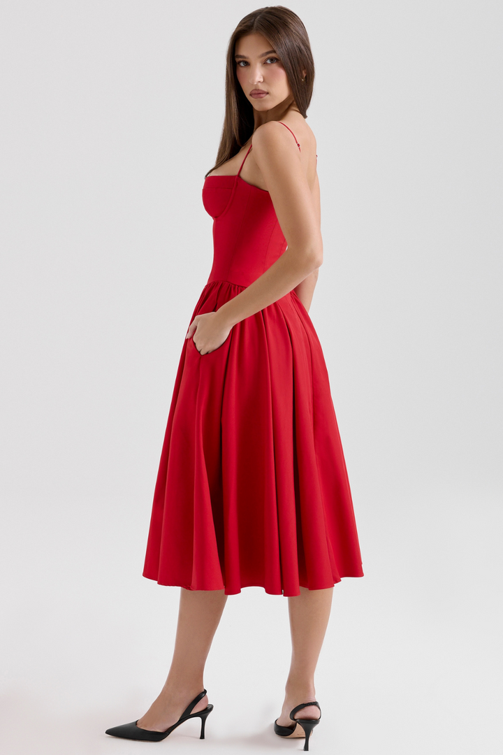 Celine | Midi Corset Dress
