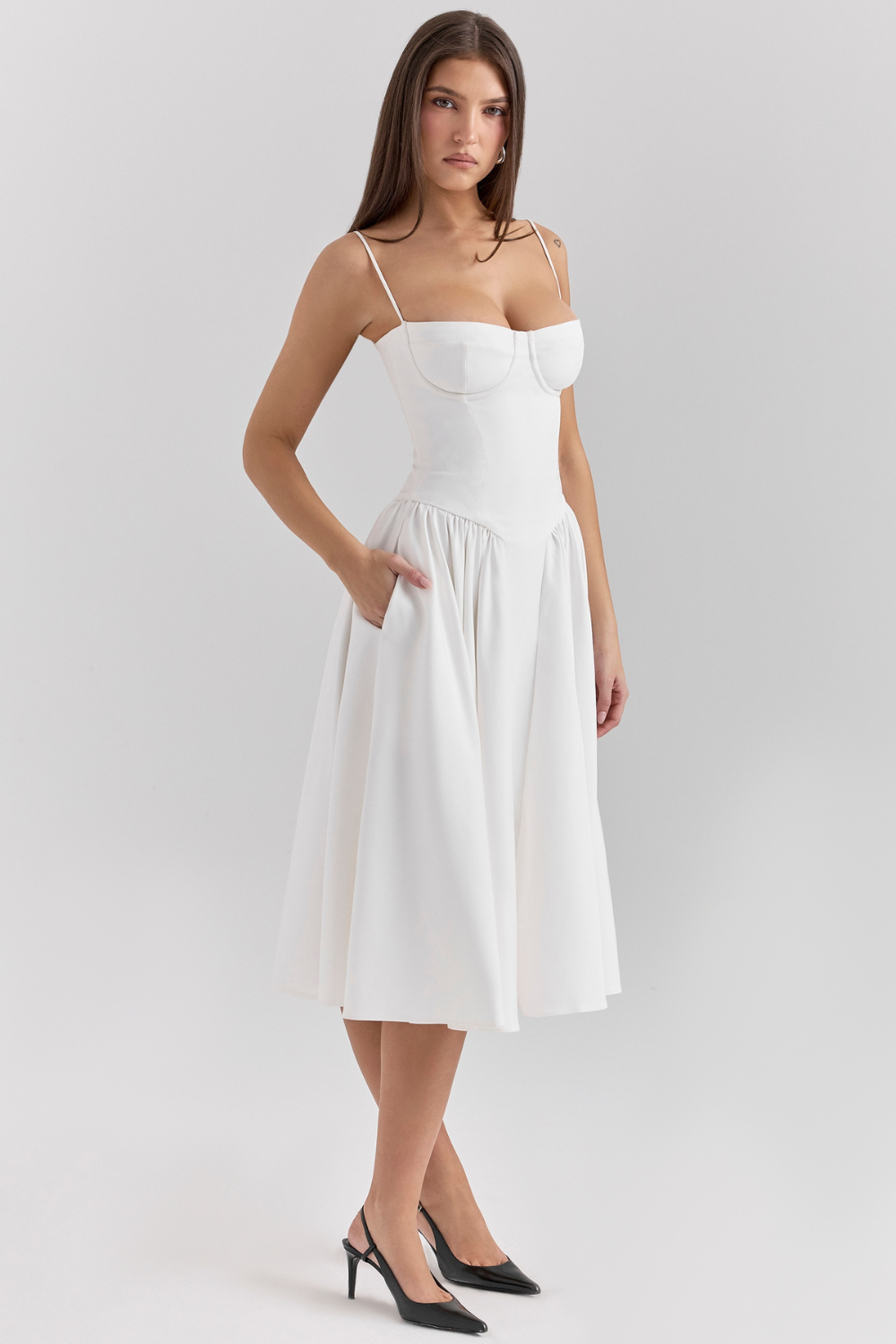 Celine | Midi Corset Dress