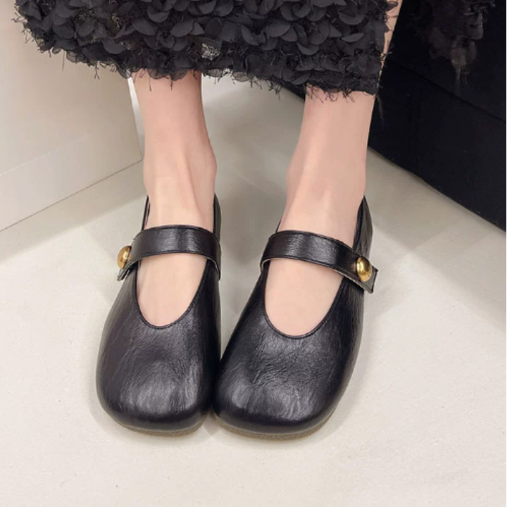 Enzo&Rosa™| Irene Leather Mary Janes