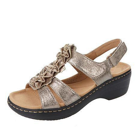 Burgundy Sandals - Orthopaedic