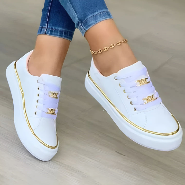 Gracie Élégant - Sneakers Orthopédiques Chic