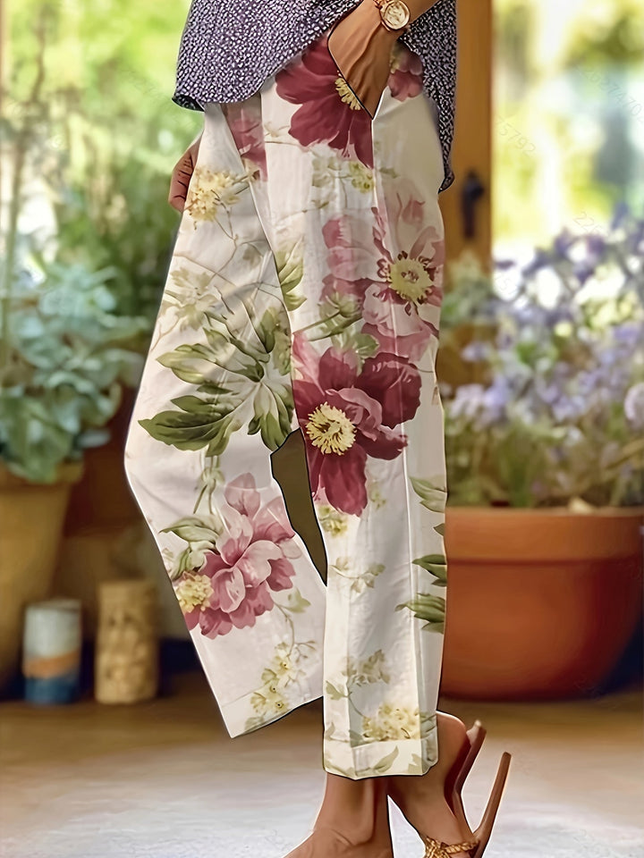 Viel | Airy Floral Pants