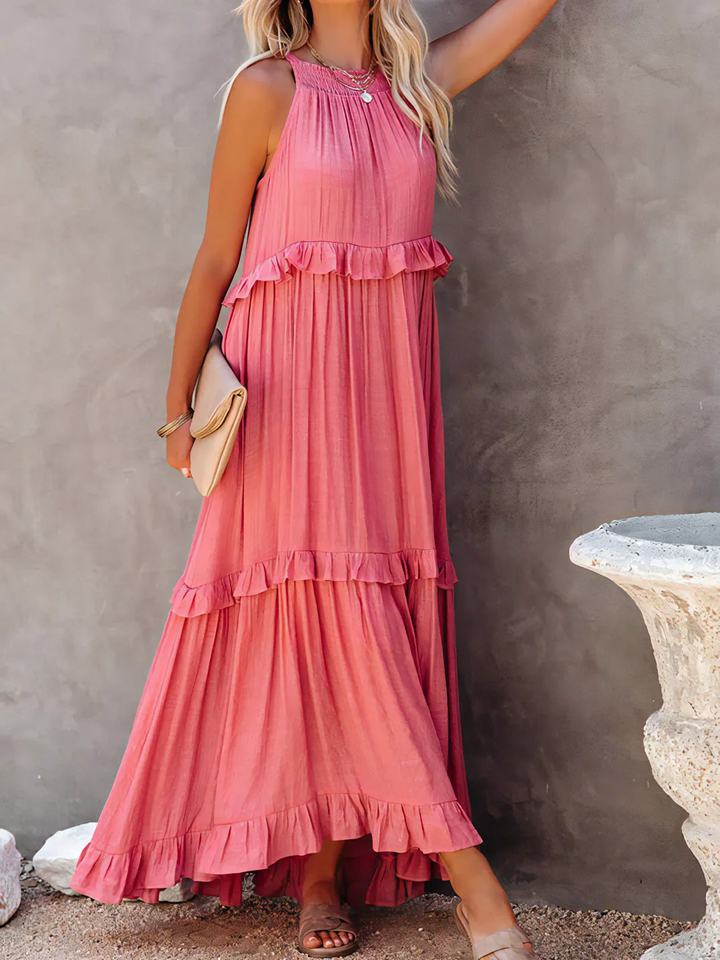 Elsie - Maxi Robe à Volants