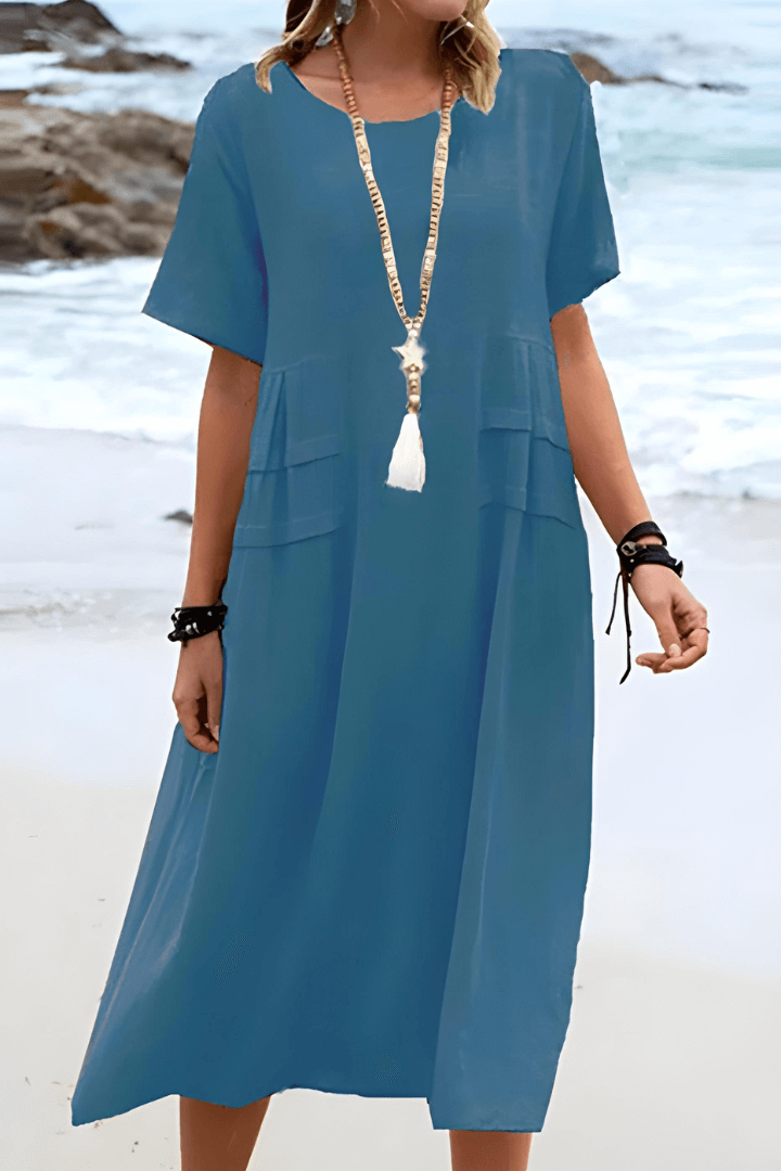 Aria™ Summer Linen Dress