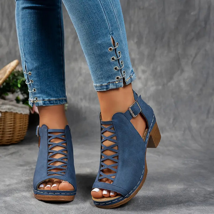 Caril | Orthopedic Stylish High Heel Sandal