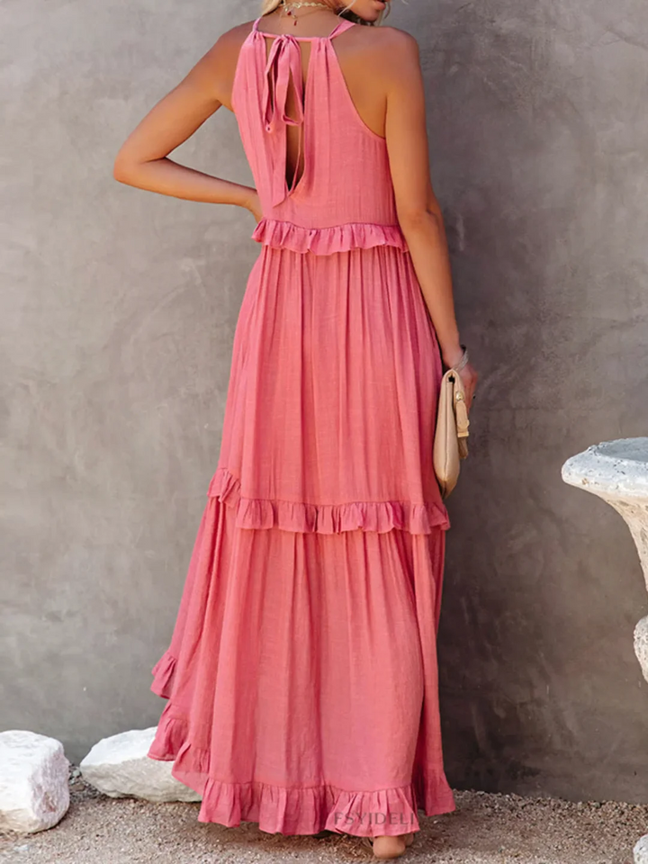 Elsie - Maxi Robe à Volants
