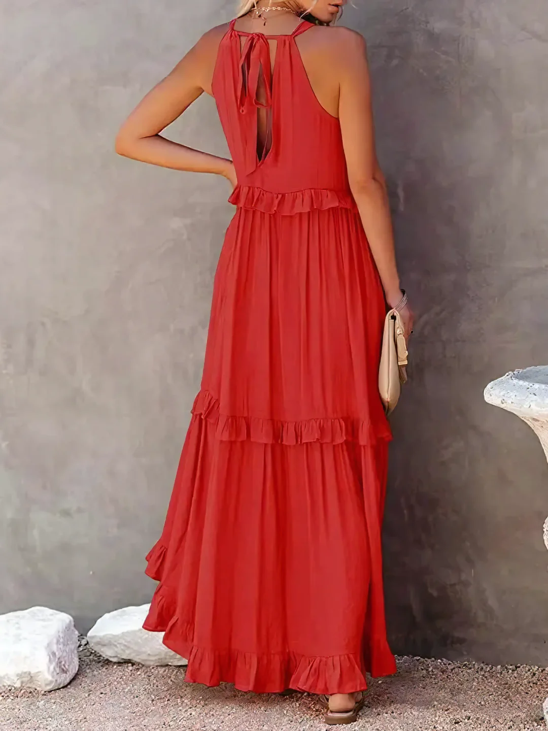 Elsie - Maxi Robe à Volants