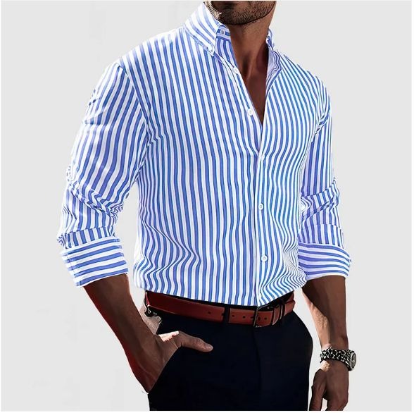TOBE™ - Bold Striped Confidence Shirt
