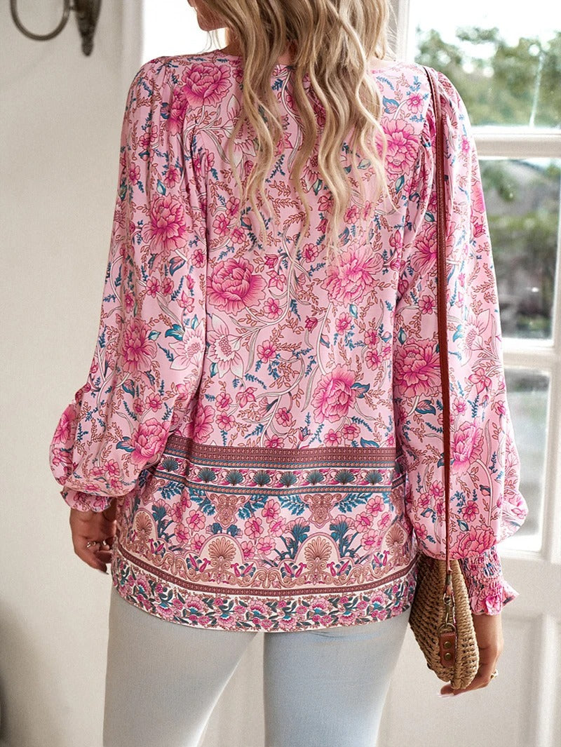Helena | Summer Floral Blouse
