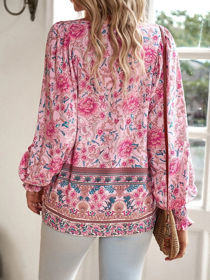 Helena | Summer Floral Blouse