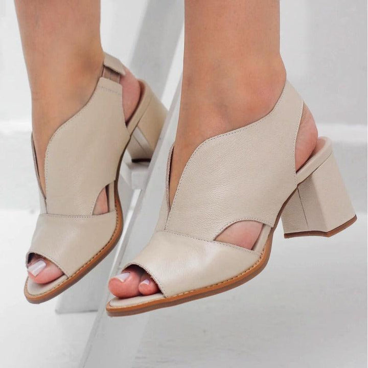Chic Open-Toe Heels
