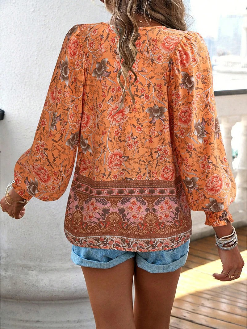 Helena | Summer Floral Blouse