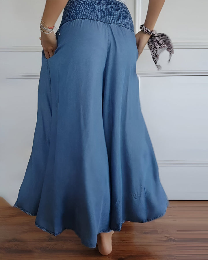 Alva™ | Jupe Longue Confortable à Taille Élastique