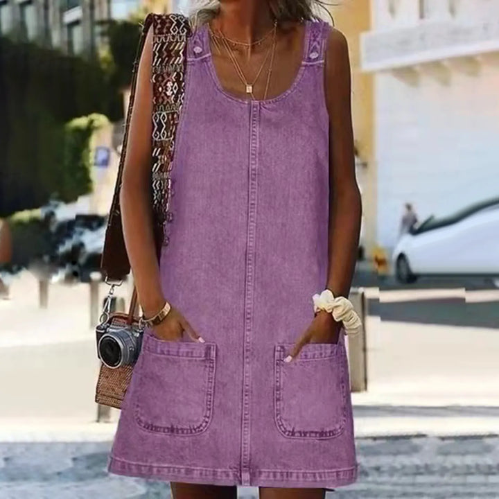 THEA | Sans Manches Mini Robe