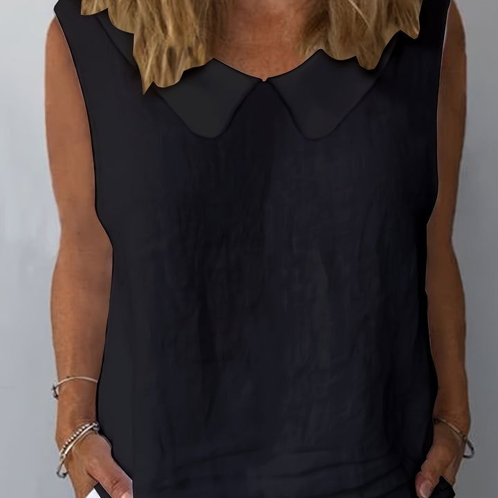 Fara | V-Neck Sleeveless Pullover Vest