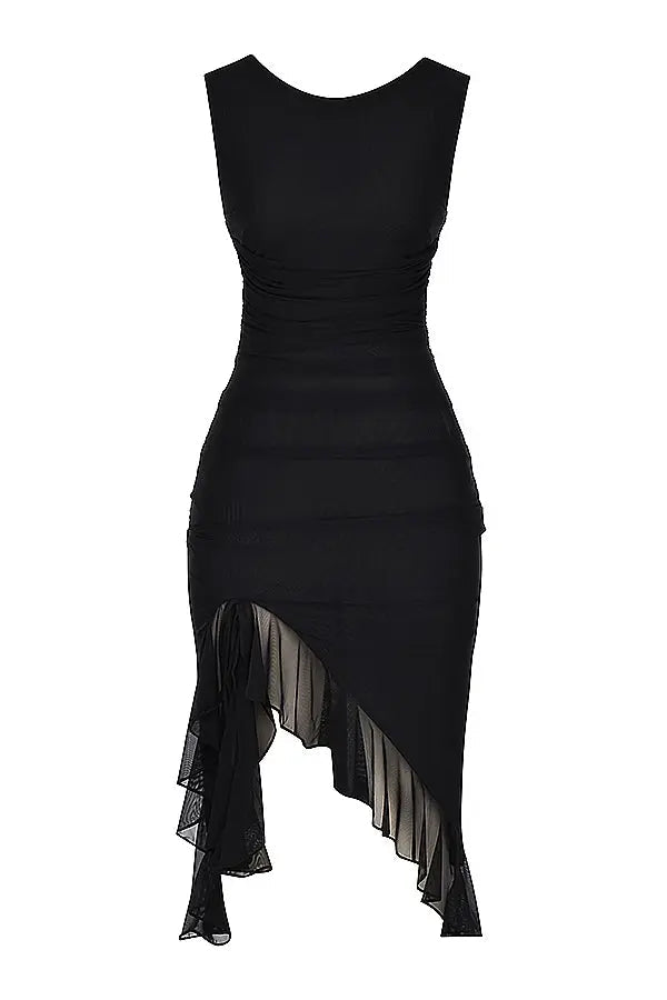 Charlotte | Robe Midi avec Volants
