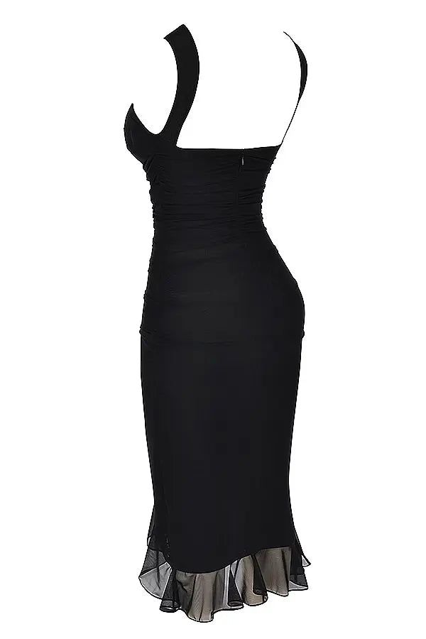 Charlotte | Robe Midi avec Volants