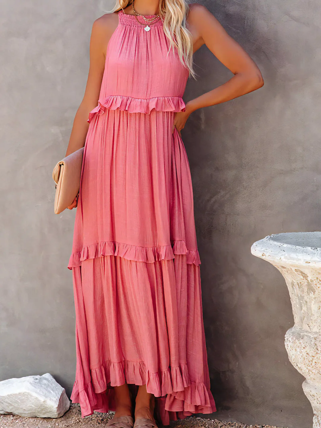 Elsie - Maxi Robe à Volants