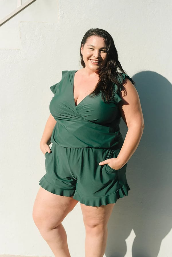 Agnieszka | Maillot de Bain à Volants avec Soutien-Gorge Intégré
