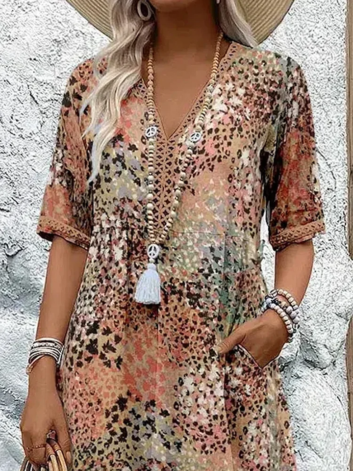 Dania – Midi vibrant au quotidien avec poches