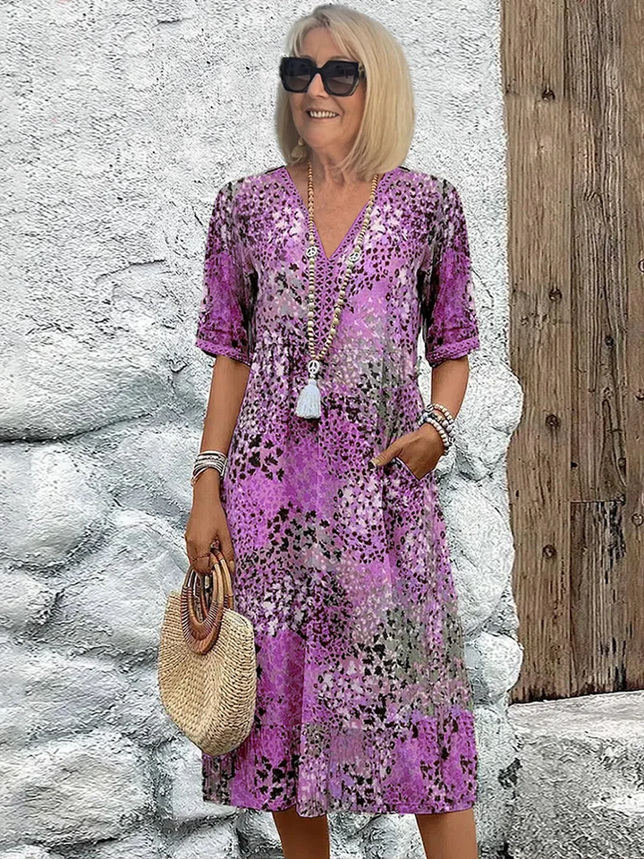 Dania – Midi vibrant au quotidien avec poches