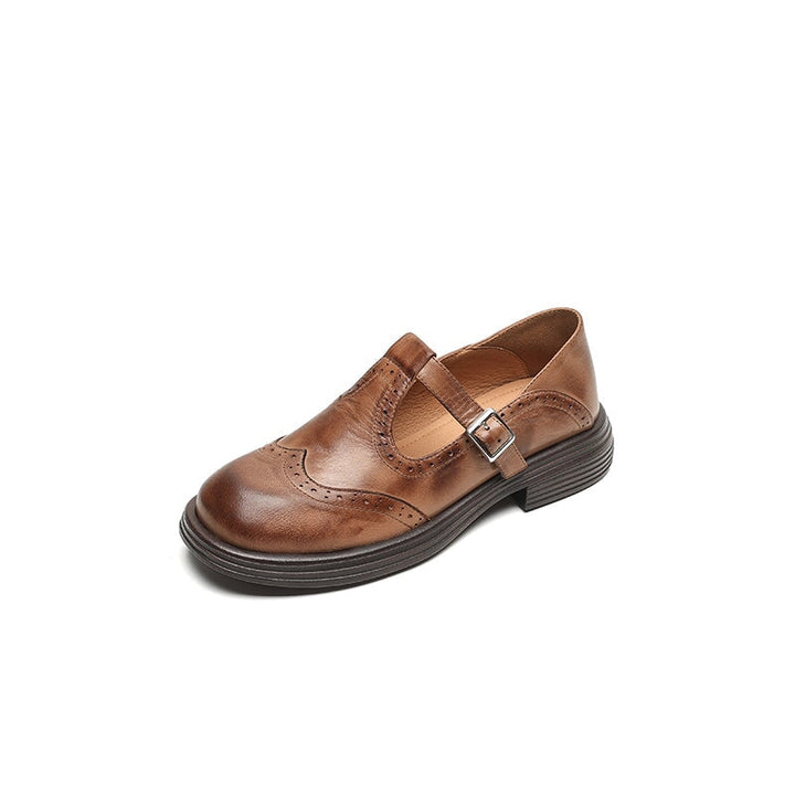 VELDA | Élégantes Mary Janes en Cuir Premium