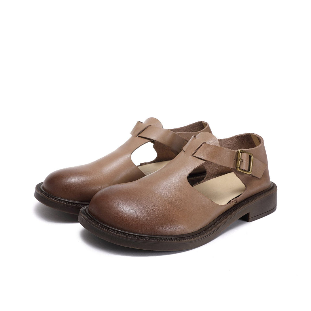 Enzo&Rosa™| Colette Leather Mary Janes