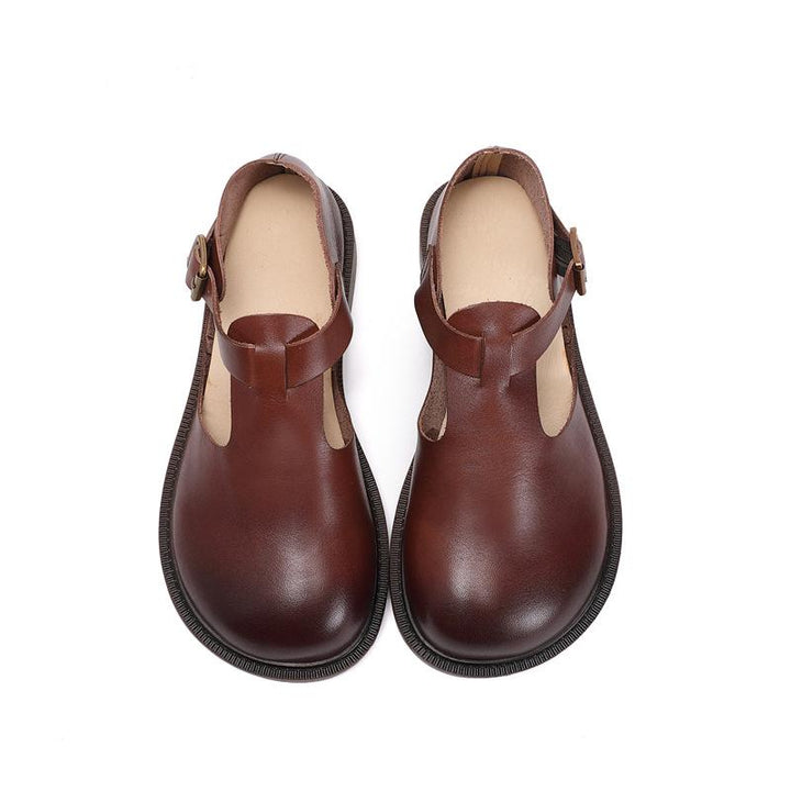 Enzo&Rosa™| Colette Leather Mary Janes
