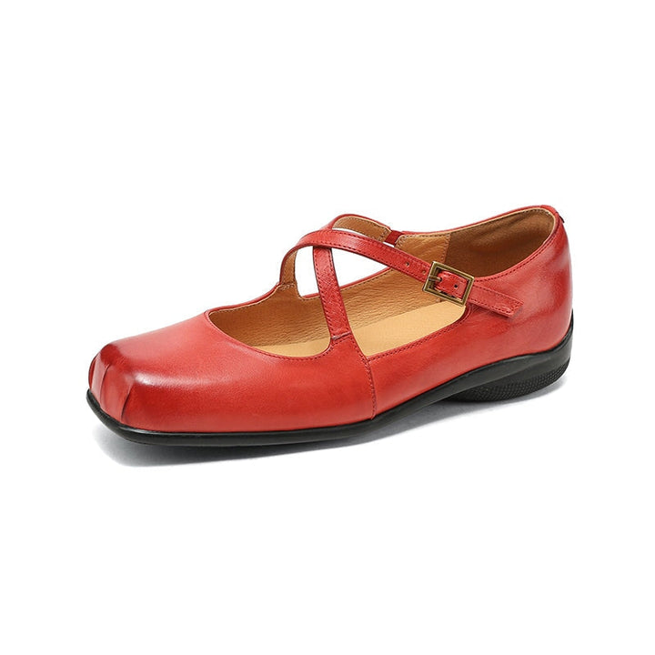 Enzo&Rosa™| Edith Leather Mary Janes