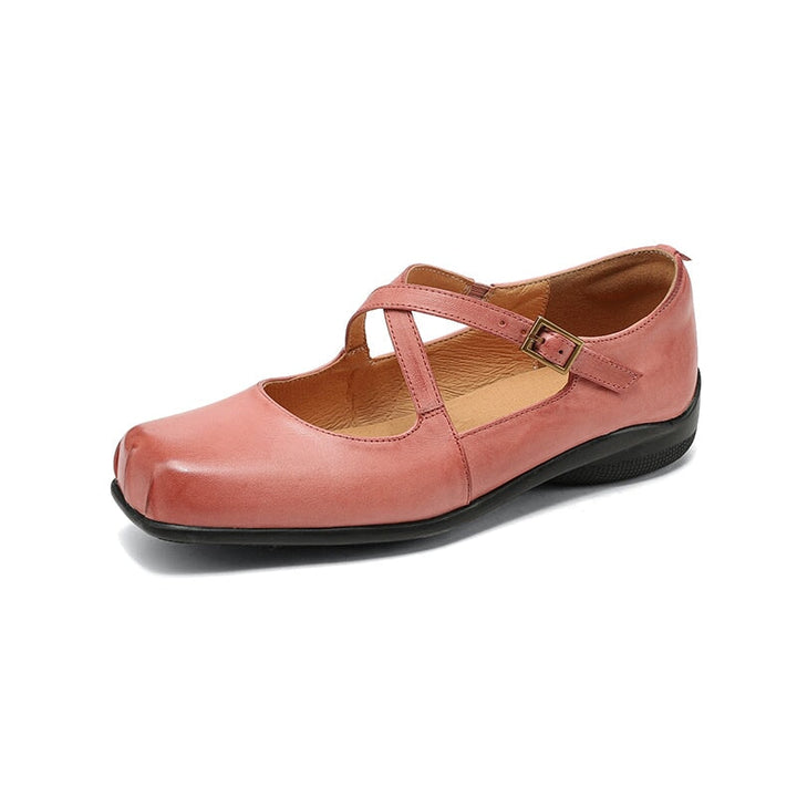 Enzo&Rosa™| Edith Leather Mary Janes