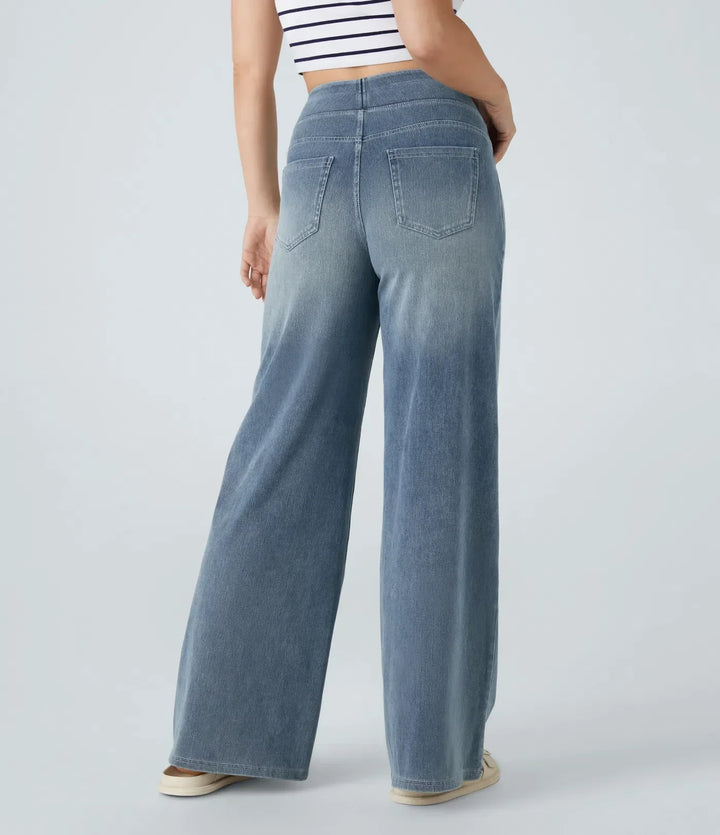 Eva | Pantalon Taille Haute Élastique